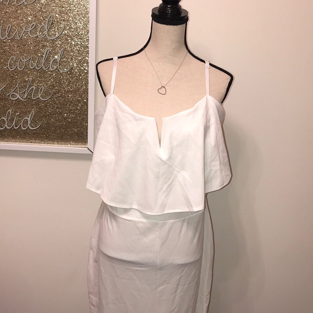 NWOT beautiful white Forever 21 dress - Picture 2 of 8